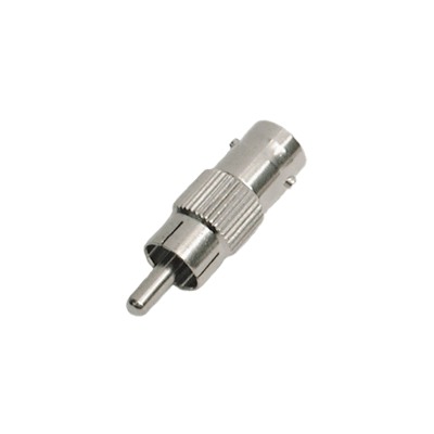 Adaptador en Línea para 75 Ohm, de Conector BNC Hembra a RCA Macho en Aplicaciones de Audio-Video para Cámaras, Monitores y DVR's. | TT-RG-03