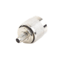 Conector N Macho para 75 Ohm de Anillo Plegable para Cable RG-59, Niquel/Oro/Teflón | TT-CON-532