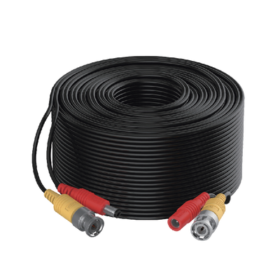 Cable Coaxial Siames (Mini RG59) + Alimentación / 10 Metros (32.81 Pies) de Distancia / CCA / Soporta 1080p (2 Megapixel) hasta 4K (8 Megapixel) / Uso Interior y Exterior | DS-1LH1S2C-10