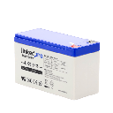 Batería 12 V / 9.5 Ah / UL / Tecnología AGM / Vida útil promedio 5 años / Para uso en equipo electrónico, Alarmas de Intrusión / Incendio/ Control de acceso / Video Vigilancia / Terminales F1 ( Incluye adaptador F | LK9.512