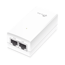 Inyector PoE Pasivo de 24V / 2 puerto 10/100/1000 Mbps / Plug and Play / Montaje en Pared | TL-POE2412G