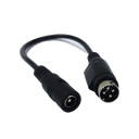 Adaptador Universal DC Hembra a Minidin 4 Pines Macho / Recomendado para DVR´s epcom / HIKVISION | CHDCM4P