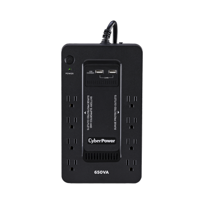 UPS de 650 VA/390 W, Topología Standby con Modo Ahorrador ECO, Entrada 120 Vca NEMA 5-15P, Con 8 Tomas NEMA 5-15R | SX650U