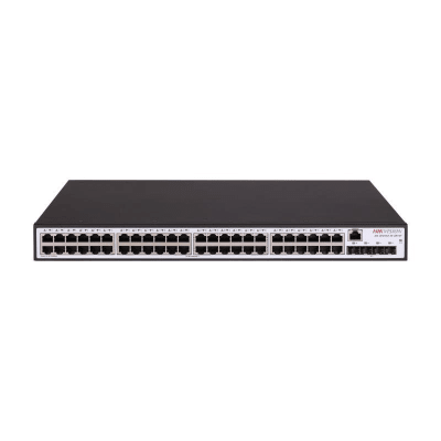 Switch Gigabit / Administrable / 48 Puertos 1000 Mbps / 4 Puertos SFP / Configuración Nube Hik-PartnerPro / Soporta IGMP | DS-3E2552-HI-48T4F