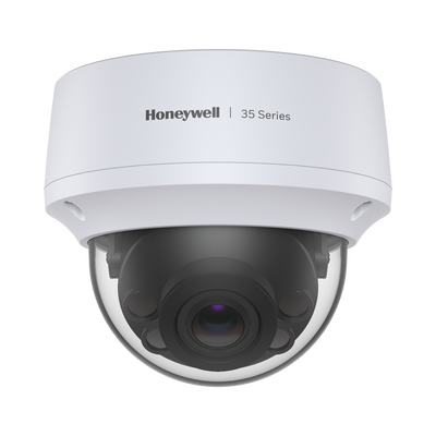 Domo IP 5 Megapixel / Lente Mot. 2.7 a 13.5 mm / 50 mts IR / Ultra Baja Iluminación /  NDAA / ONVIF /  IP67 / IK10 / H.265 / IA (Filtro de Humanos y Vehiculos) / Merodeo / Conteo de Personas / PoE / Audio y Alarmas I/O / Serie 35 | HC35W45R2