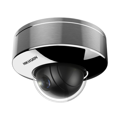 Domo IP 4 Megapixel / Lente 2.8 mm / H.265+ / Anticorrosivo / Exterior IP67 / WF-2 / NEMA 4X / 15 mts IR / WDR 120 dB / ONVIF / PoE / Micro SD | DS-2XE6145G0-HS/304