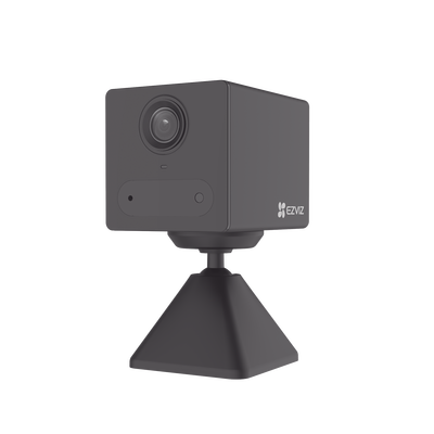 Mini Cámara IP Inalámbrica Con Batería Recargable (Cero Cables) / 2 Megapíxel  / Uso en Interior / Grabación en la Nube / Base Magnética Para Adherirla a Superficies Metálicas | CSCB2BK