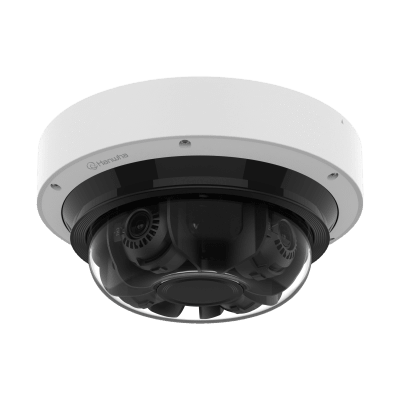 Camara Multi sensor 8MP x 4 CH con Inteligencia Artificial / Lente Motorizado de 3.3 a 5.7mm / WDR 120dB / Protección IP66 / IK10 / NEMA4X | PNM-C32083RVQ