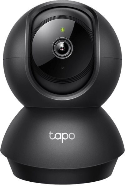 Cámara de Seguridad Interior Wi-Fi 360°, 1080p Full HD, Visión Nocturna 12 m, Detección IA Personas y Llanto de Bebé, Audio Bidireccional, Compatible Alexa y Google Home, Almacenamiento microSD 512 GB | TAPO-C201
