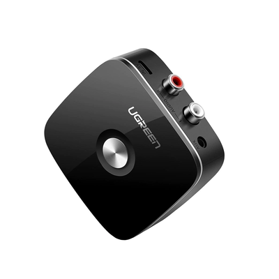 Receptor de Audio Bluetooth 5.0 a RCA o Auxiliar 3.5mm / Tecnología EDR / Reconexión Automática / Hasta 10 m / Ideal para Conectar Celulares, o Tabletas hacia alguna Bocina o Sistema de Audio | 30445