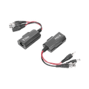 Kit de transceptores activos, envía alimentación 12V/24Vcc/AC, video y audio a una distancia de hasta 150 m en 4K para aplicaciones de video por UTP Cat 5e / 6 en alta definición. | TT-101-PVA-TURBO