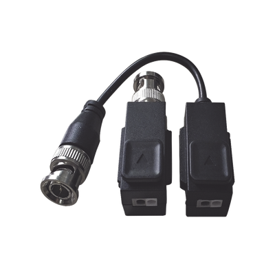 Kit de Transceptor (Balluns) TURBOHD con Boton Push / Hasta 8 MP (4K) / 100% Cobre / Soporta HD-TVI / AHD / CVI / CVBS / Audio por Coaxitron / Datos para Menu de Configurar de Cámaras | BL-1H18