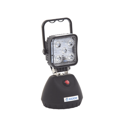 Lámpara de trabajo de mano, con batería recargable y montaje magnético, IP67 | E-W2461NA