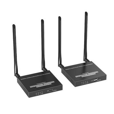 Kit Extensor Inalámbrico | 4K@60Hz | Transmisión hasta 50m | Transferencia IR | Emparejamiento SSID | TT699KVM