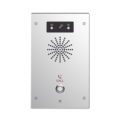 Video Intercomunicador IP, 2 líneas SIP, 2 relevadores con botón para llamada, Onvif, anti-vandálico, PoE, IP65 e IK10, PoE | I16SV