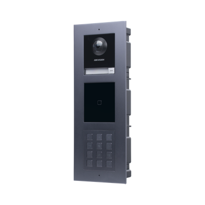 Videoportero IP MULTIAPARTAMENTO con llamada a App de Smartphone y Lector de Tarjetas EM / 2da Generación (Modular) / Montaje para EMPOTRAR incluido / Apertura con CONTRASEÑAS y TARJETAS | DSKIS-MULTI-254AP