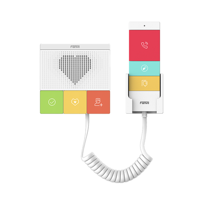 Intercomunicador SIP Wi-Fi para Hospital/Asilos, 6 botones, antibacterial, 1 Relevador integrado | Y501WY