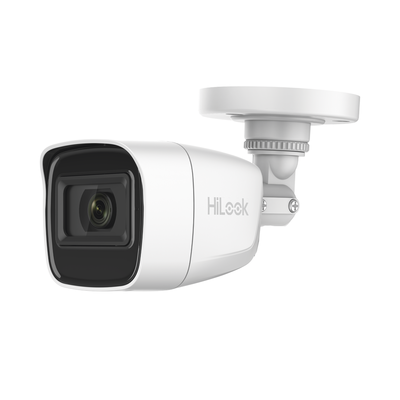 Bala TURBOHD 2 Megapíxel (1080p) / Gran Angular 106° / Lente 2.8 mm / Audio por Coaxitron / 30 mts IR EXIR / Exterior IP66 / 4 Tecnologías / dWDR | THC-B120-MS