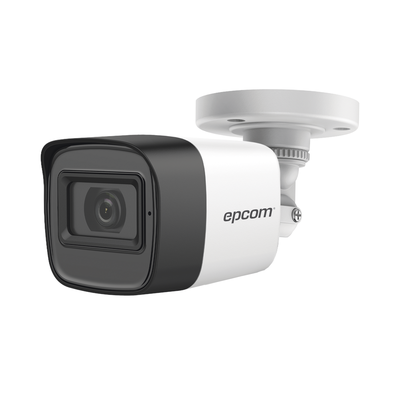 AUDIO POR COAXITRON / Bala TURBOHD 5 Megapixel / Gran Angular 85.5° / Lente 2.8 mm / 30 mts IR EXIR / Exterior IP67 / 4 Tecnologías / dWDR | B50-TURBO-G2/A
