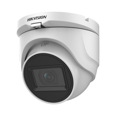Turret TURBOHD 5 Megapixel / Lente 2.8 mm / 30 mts IR EXIR  / Exterior IP67 / Metal / 4 en 1 / dWDR | DS-2CE76H0T-ITMF(C)