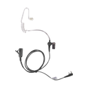 Micrófono - audífono de tubo acústico de grado médico transparente con conector de dos pines para KENWOOD y TXPRO | TX-EHKAV2