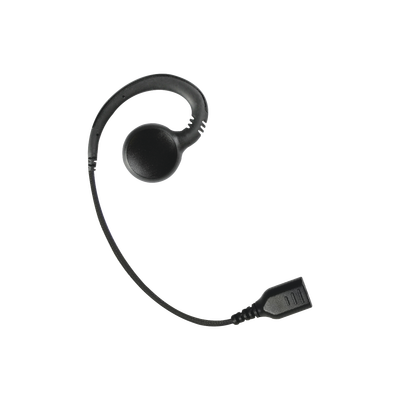 Auricular giratorio con gancho en forma de "G" con cable de fibra trenzada y conector SNAP.  Requiere micrófono de solapa de 1 o 2 hilos de la Serie SNAP. | SNP-GH