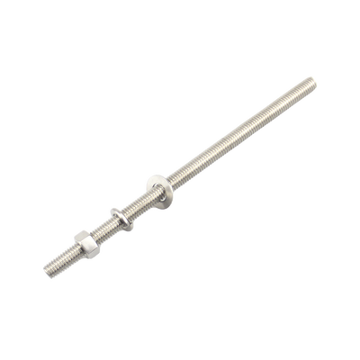 Kit de 10 Varillas Roscadas de 3/8 x 5 in, con Arandelas Planas, Arandelas de Seguridad y Tuercas. | CH-50