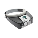 Lampara LED en correa frontal con lentes de aumento 1.8X, 2.6X y 5.8X. | 711-IN-016