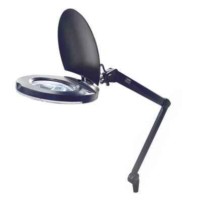 Lampara de LED para Escritorio con Lupa de 5 Pulgadas de Diámetro, 5 Dioptrias, 2.25X. | DESK-LAMP