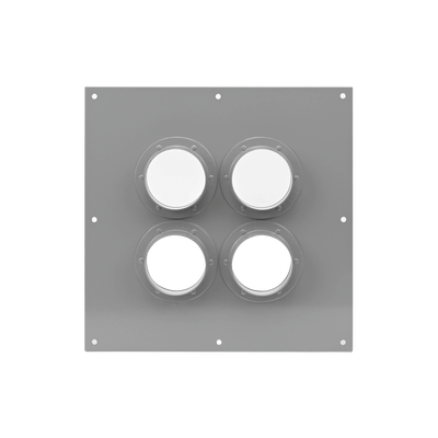 Placa Pasamuros Con Capacidad de 4 Botas de 4 | STEP422