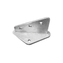 Ancla Aleta de 3 Orificios con 2 Puntos de Fijación. Uso en Fijación de mástiles. Galvanizado por Inmersión en Caliente. | SLM-ANG-2G