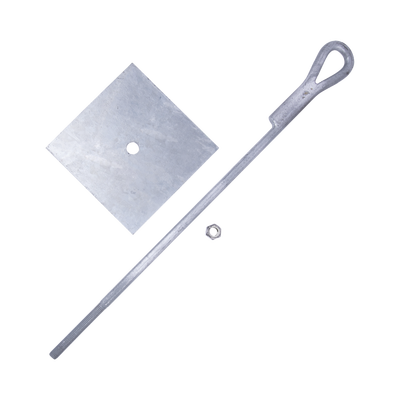 Ancla para Retenida para Muro con Ojo de Llave Galvanizado por Inmersión en Caliente (Requiere Placa Igualadora). | SAP-01-JG