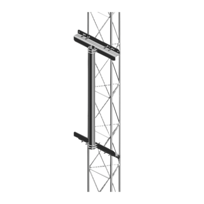 Mástil Robusto de 1 metro para Instalación en torre de tramo STZ30G, STZ35G y STZ45G (Galvanizado por Inmersión en Caliente). | SFM-1MG
