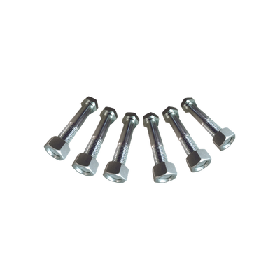 Juego de 6 Tornillos y tuercas de acero inoxidable de 3/4” x 2 1/2. | SJ-TR