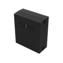 Gabinete de Pared con Rack Horizontal de 6 UR, con Ventanilla de Inspección, Se envía el Gabinete Armado. | LP-GPH-06R2