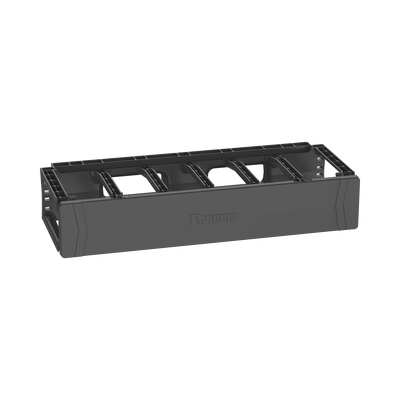 Organizador de Cables Horizontal PatchRunner™, Sencillo (Solo Frontal), Para Rack de 19in, 2UR | PR2HF2