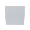 Gabinete de Acero IP66 Uso en Intemperie (600 x 600 x 300 mm) con Placa Trasera Interior Metálica y Compuerta Inferior Atornillable (Incluye Chapa y Llave T). | PST-6060-30A