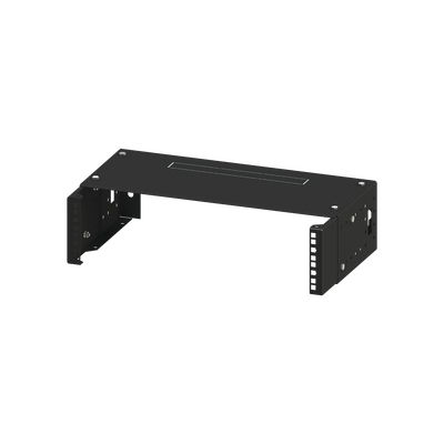Rack Abierto de montaje en Pared, de 19in,  Profundidad Ajustable (8" a 12") de 2.5  Unidades de rack, con Capacidad de Crecimiento. | LP-REP-1202.5