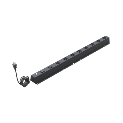 PDU Vertical de 10 Contactos (NEMA 5-15R). Volt. Ent./Sal.: 120Vca/15A compatible con Racks EIRL y EIQR. | TCM-SR19KIT