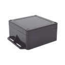 Gabinete Plástico Negro para Exterior (IP65) de 120 x 120 x 60 mm Cierre por Tornillos. | TXG-0152-BK