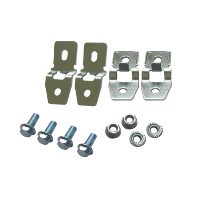 Juego de 4 Pestañas Metálicas para Fijación a Pared de Gabinetes Línea PST. Incluye tornillo y tuerca. | PST-WC-010