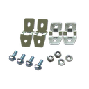 Juego de 4 Pestañas Metálicas para Fijación a Pared de Gabinetes Línea PST. Incluye tornillo y tuerca. | PST-WC-010