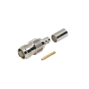 Conector TNC Hembra de Anillo Plegable para Cables RG-8/X, LMR-240, Grupo X, Níquel/ Oro/ Delrin. | RFT-1217-X