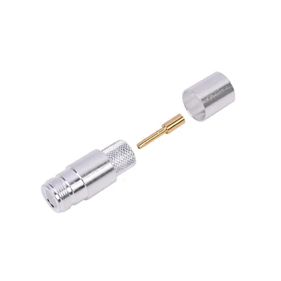 Conector N Hembra de Anillo Plegable para LP600, LMR-600, 7977A, CNT-600. | RFN-1028-2L2