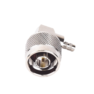 Conector N Macho en A/R de Anillo Plegable para Cables LP-195, LP-142, RG-58/U, RG-142/U, Niquel/ Oro/ Teflón. | RFN-1009-C-03