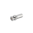 Conector BNC Macho de Ensamble Roscable (Hex.) en Sentido de las Manecillas de Reloj para Cable Coaxial RG-59/U, Níquel/ Oro/ Delrin. | RFB-1705
