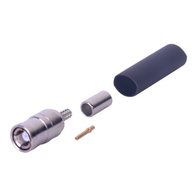 Conector SMB Macho de Anillo Plegable (PIN Hembra) para Cables RG-174/U, 8216, Niquel/Oro/Teflón. | RSB-4000-B-03