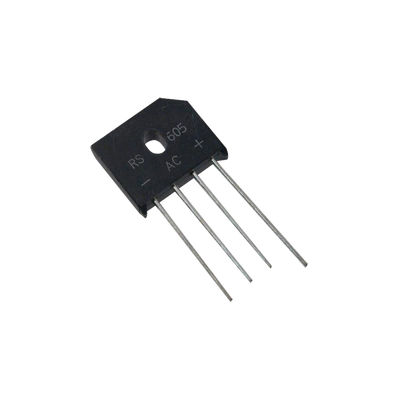 Puente Rectificador en Línea de 6 Amp., 800 PIV, Silicio, 420 RMS. | RS-606