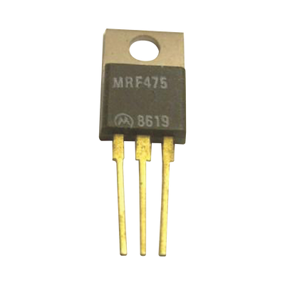 Transistor NPN de Potencia RF, Silicio de 30 MHz, 13.6 Vcc, 4.0 Amp. 10 Watt, TO-220AB. | MRF475