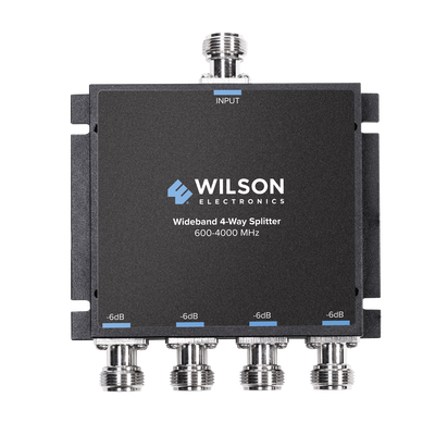 Divisor de potencia de 4 salidas, 50 Ohm, 600-4000MHz con conectores N-Hembra. | 859-117